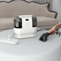 Lavadora de telas MX0210, 500 W, capacidad de agua: 1250 ml (limpia) / 750 ml (residuos), color blanco