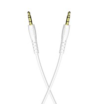 Cable de Audio MX0040 3.5mm Aux a 3.5mm Aux 1m-Blanco