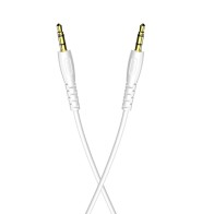 Cable de Audio MX0040 3.5mm Aux a 3.5mm Aux 1m-Blanco