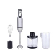 Batidora de mano 4 en 1 MX0205 de 1000 W. Incluye batidor, picadora de 500 ml y vaso de 600 ml.