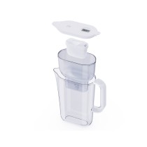 Hervidor con filtro MX0200, jarra de agua de 2,4 l con pantalla LED, color blanco