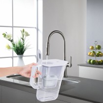 Hervidor con filtro MX0200, jarra de agua de 2,4 l con pantalla LED, color blanco