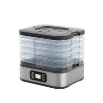 Secador de frutas MX0195 400W 5 capas 270*235*260mm con controlador digital electrónico - negro