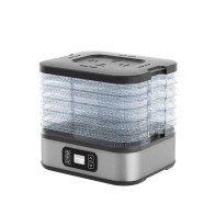 Secador de frutas MX0195 400W 5 capas 270*235*260mm con controlador digital electrónico - negro