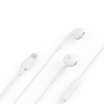Auriculares Lightning BTS MX0130 con micrófono de 1,2 m (blanco)