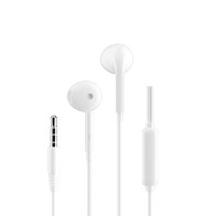 Auriculares con cable de 3,5 mm MX0128 con micrófono de 1,2 m (blancos)