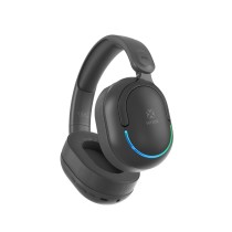 Auriculares inalámbricos MX0052 V5.4 JL6955 400 mAh FM/Bluetooth/AUX-negro