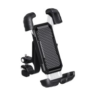Soporte para teléfono de bicicleta MX0162 para bicicletas de 4-7" ABS-negro