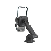 Soporte para teléfono de coche MX0151 para salpicadero y parabrisas (ABS de 4-7"), color negro