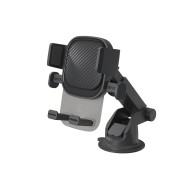 Soporte para teléfono de coche MX0151 para salpicadero y parabrisas (ABS de 4-7"), color negro