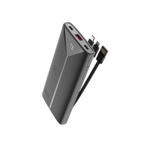 Banco de energía MX0131 10000 mAh 22,5 W con 3 cables ABS+PC-blanco