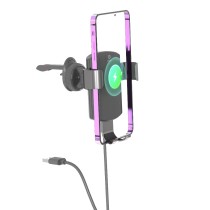 Cargador inalámbrico para coche MX0059 15 W Tipo C (negro)