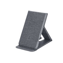 Cargador inalámbrico MX0056 15W Tipo-C plegable negro