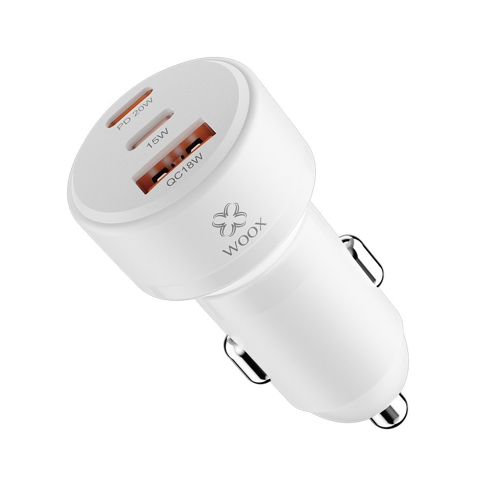 Cargador de coche PD*2+QC MX0148 20W sin cable -