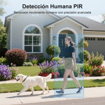 Cámara de Seguridad Inalámbrica al Aire Libre R4260 - 1080p Full HD, Batería 5000mAh, Detección PIR Humana