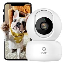 Cámara PTZ Inteligente R4040 - Pan 360°/Inclinación 104°, 1080p Full HD,  Seguimiento de Movimiento, Conversación Bidireccional