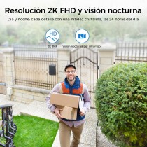 Timbre de Video Inteligente + Campana R4331 - Ángulo Amplio 170°, 3MP Full HD, Notificaciones Inmediatas