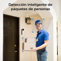 Timbre de Video Inteligente + Campana R4331 - Ángulo Amplio 170°, 3MP Full HD, Notificaciones Inmediatas