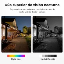 Cámara con Foco de Pared Solar | Woox Smart Security