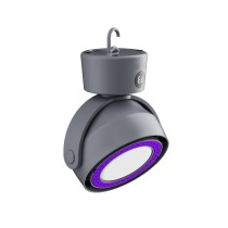 Ventilador de circulación MX0184 3000 mAh, 6 velocidades de viento y 3 modos de luz, gris (SD2163-MX)