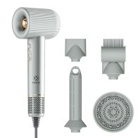 Secador de Pelo Eléctrico MX0202 1600W 3 velocidades de viento, 3 niveles de temperatura con accesorio-pistola magnética