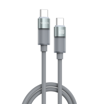 Cable de datos MX0221 Tipo-C a Tipo-C 60W 1m - marrón