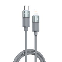 Cable de datos MX0222 Tipo-C a Lightning 30W 1m - marrón