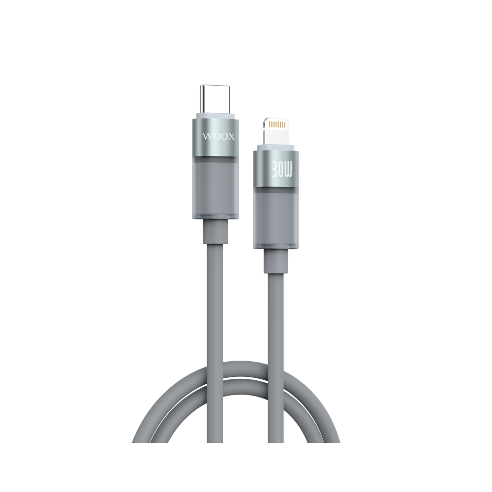 Cable de datos MX0222 Tipo-C a Lightning 30W 1m - marrón