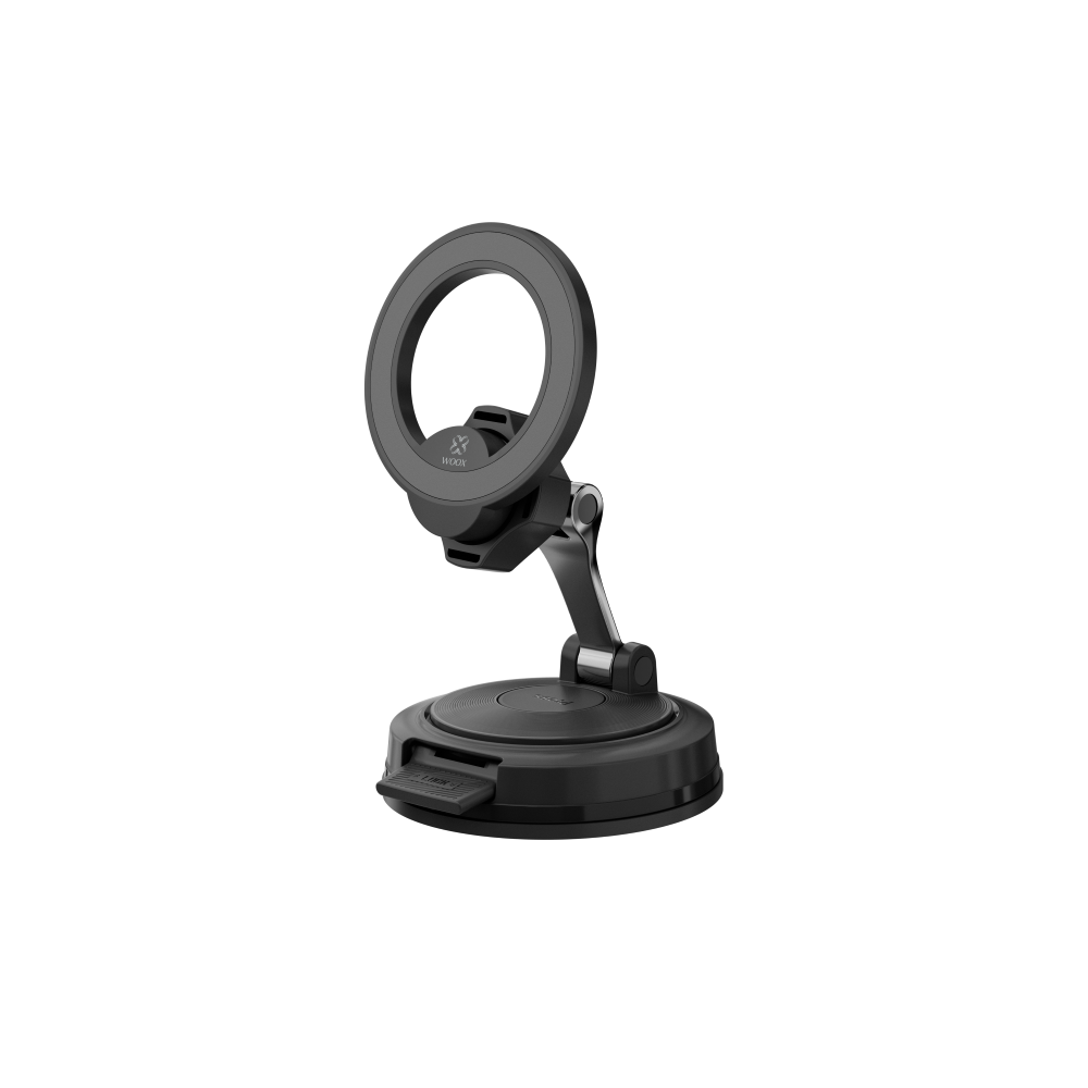 Soporte magnético para teléfono de coche con ventosa MX0284 N52, reemplazable y desmontable, color negro.