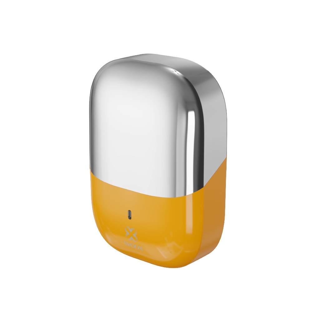 Mini afeitadora eléctrica MX0191 400 mAh, carga tipo C, lPX7-naranja + pistola