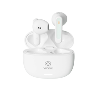 Auriculares TWS MX0288 V5.3 (300 mAh y 30 mAh) con traducción por IA — Blanco