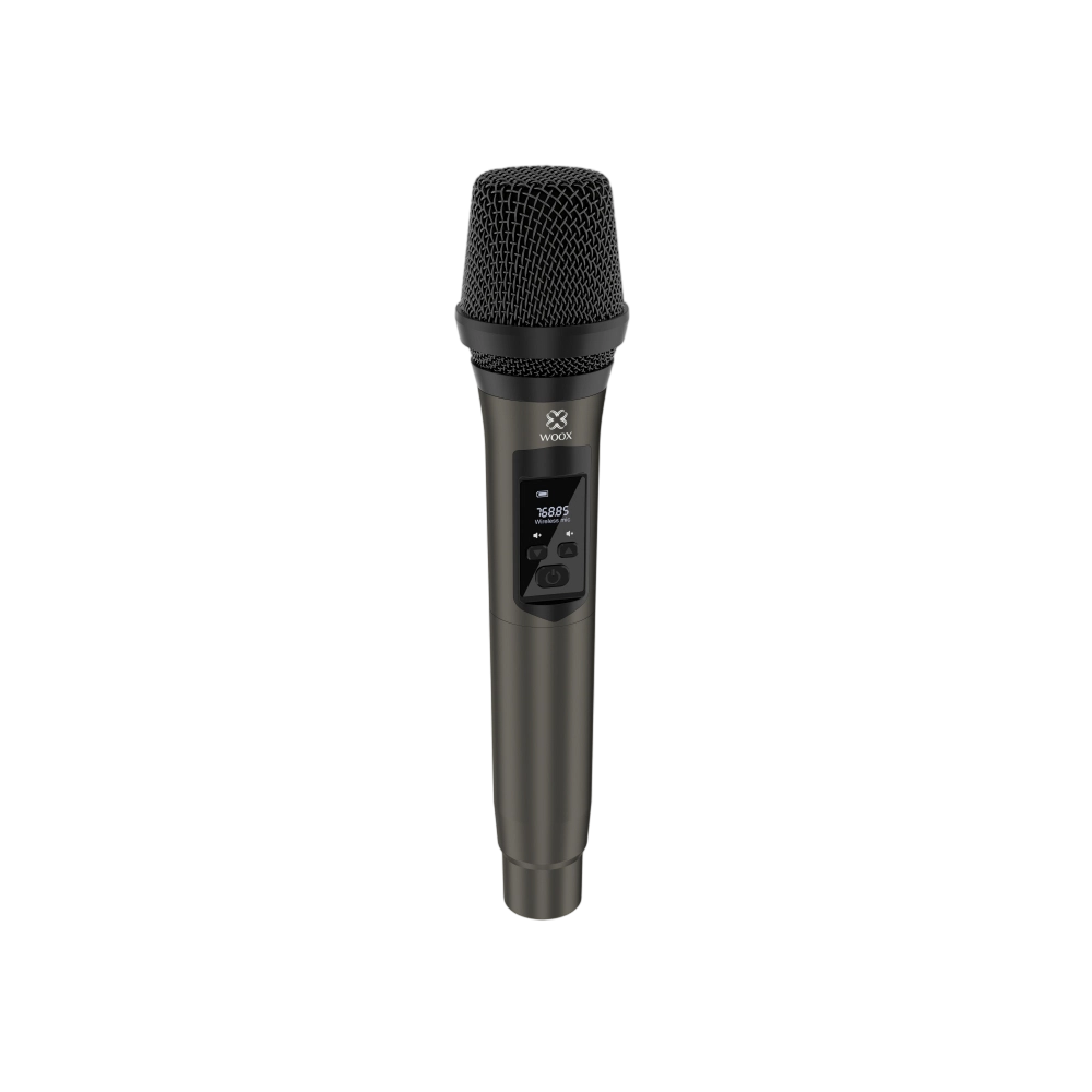 Micrófono inalámbrico MX0290 (2 unidades) — 1200 mAh, recargable — Negro