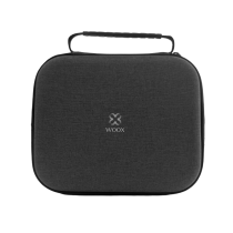 Caja de almacenamiento MX0310, 23 × 19 × 8,5 cm, con tres divisores — Gris
