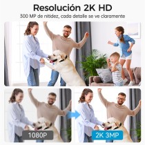 Cámara PTZ Inteligente R4040 - 2K UHD+Visión Nocturna a Color, Pan 360°/Inclinación 104°, Detección de Movimiento/Sonido