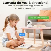 Cámara PTZ Inteligente R4040 - 2K UHD+Visión Nocturna a Color, Pan 360°/Inclinación 104°, Detección de Movimiento/Sonido