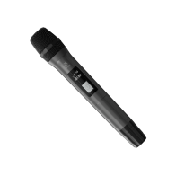Micrófono inalámbrico MX0241 — 2 pilas AA + 18650 (incluidas) — Plástico negro