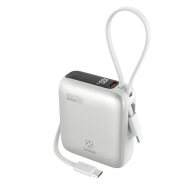 Power Bank MX0249 10000 mAh 22.5 W con 2 cables (ABS+PC)