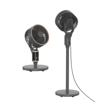 Ventilador de pie circulador de 10" MX0313 con oscilación automática, 40 W