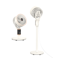 Ventilador de pie circulador de 10" MX0313 con oscilación automática, 40 W