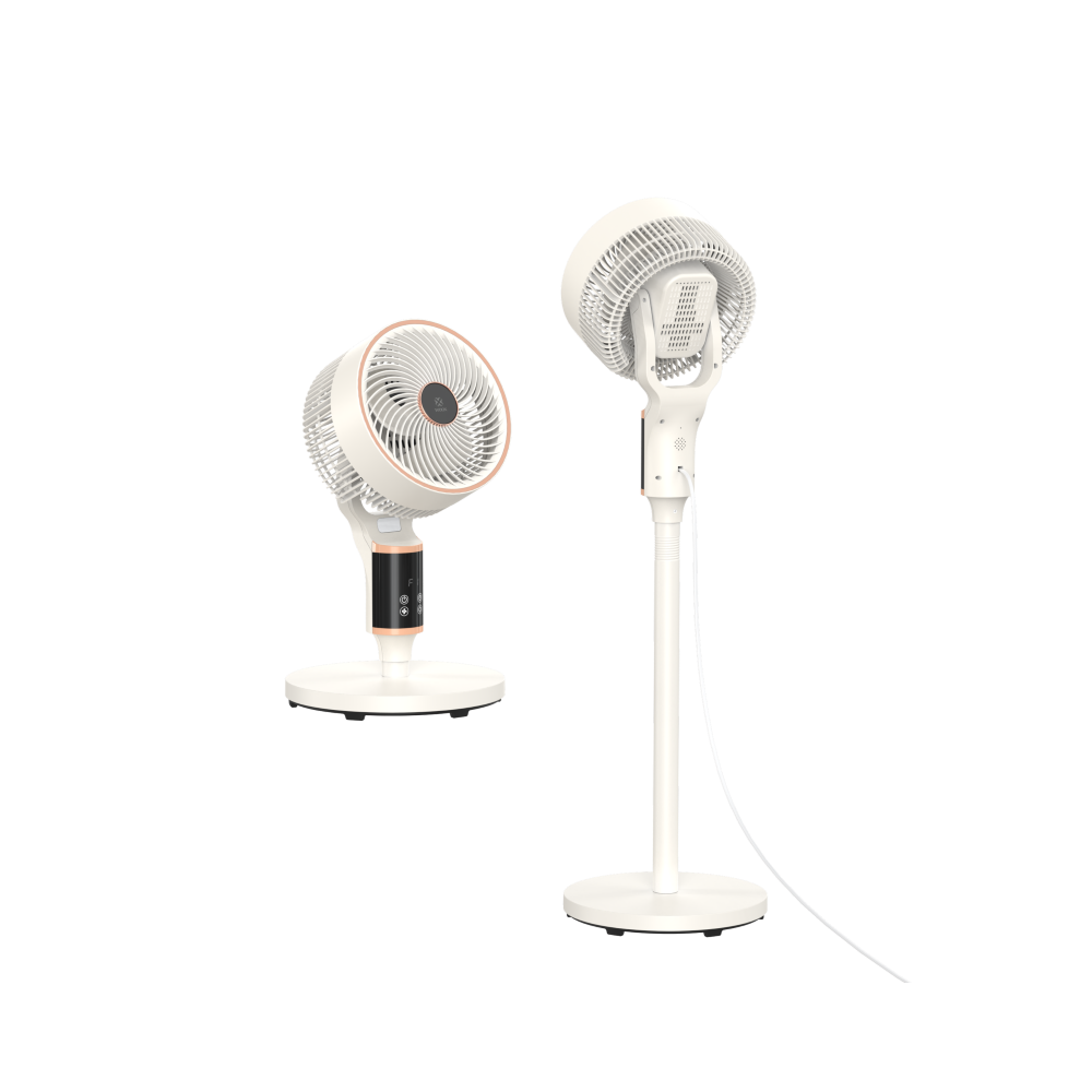 Ventilador de pie circulador de 10" MX0313 con oscilación automática, 40 W