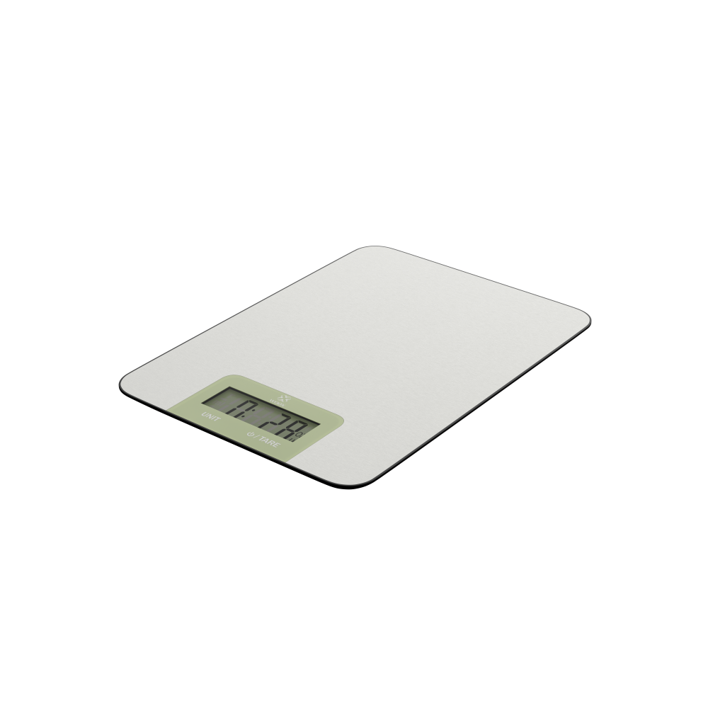 Balanza de cocina MX0234 — Máx. 6 kg — Plataforma de acero inoxidable (Acabado Gunmetal)