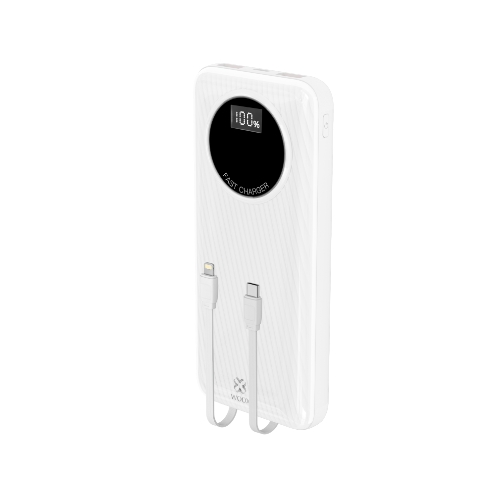 Power Bank MX0459 22.5W 10000mAh con 2 cables