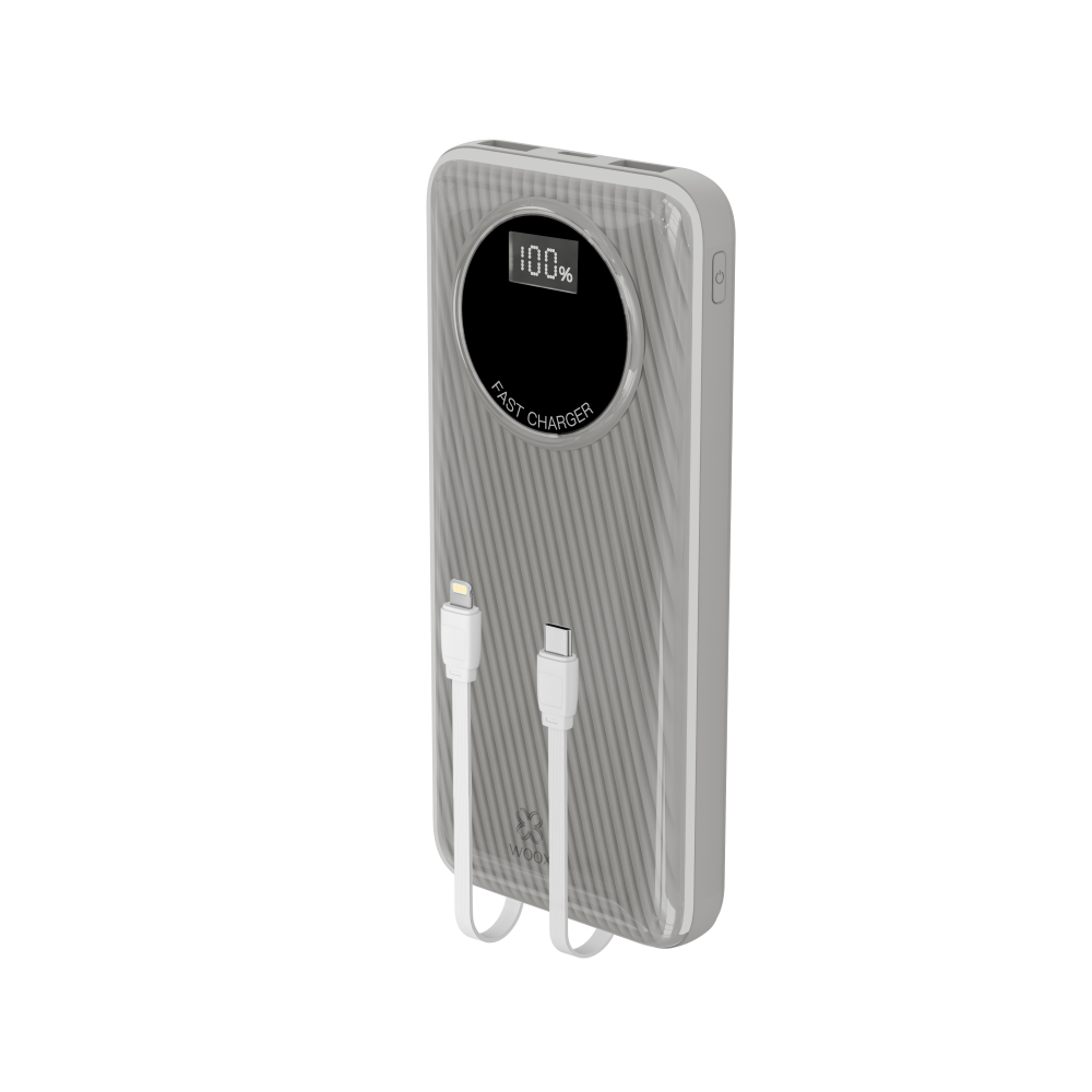 Power Bank MX0459 22.5W 10000mAh con 2 cables