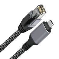 Cable USB-C a RJ45 MX0519 1000 Mbps 2 m (negro)
