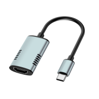 Tarjeta de captura USB-C MX0506 (aleación de aluminio, color gris plomo)