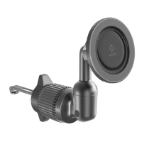 Soporte magnético para rejilla de ventilación de coche MX0504 (imanes N52, ABS+PC, color negro)
