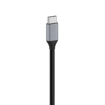 Cable de datos MX0521 (USB-C a USB-C, 20 Gbps, 100 W, 1 m) - negro