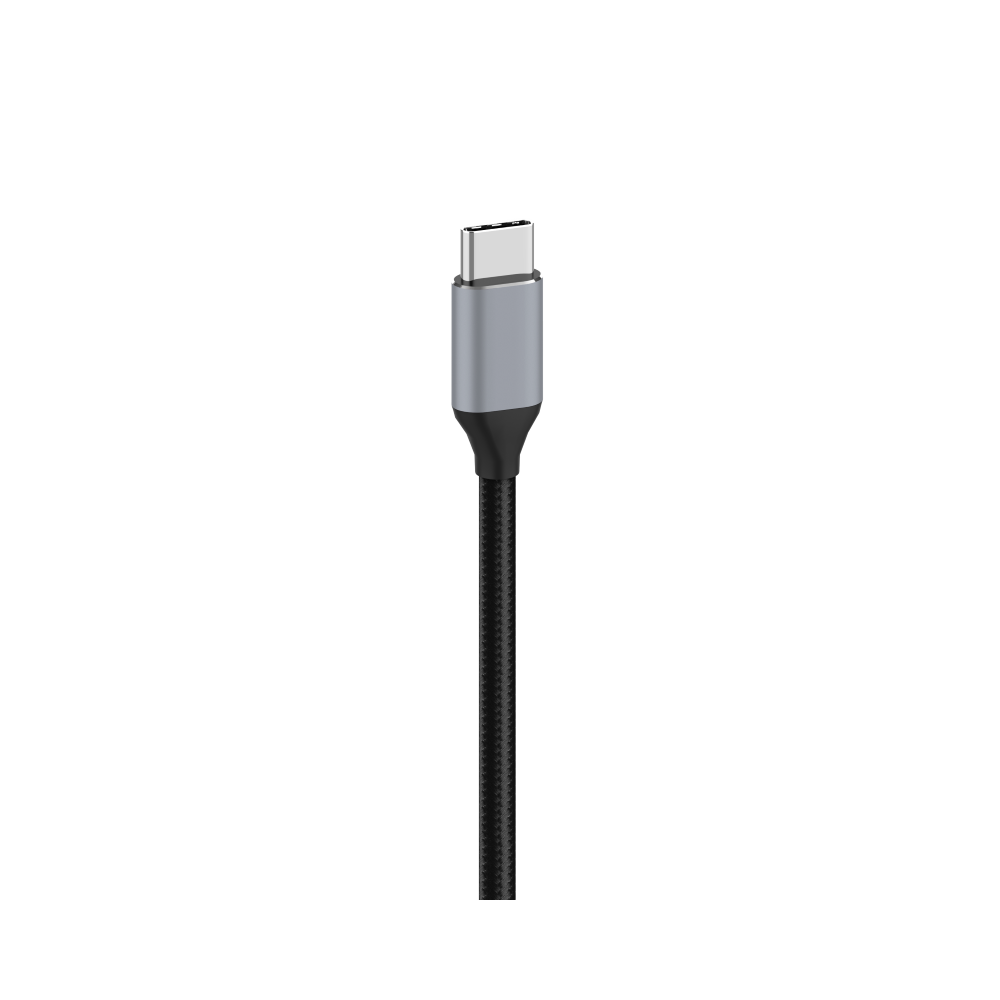 Cable de datos MX0521 (USB-C a USB-C, 20 Gbps, 100 W, 1 m) - negro