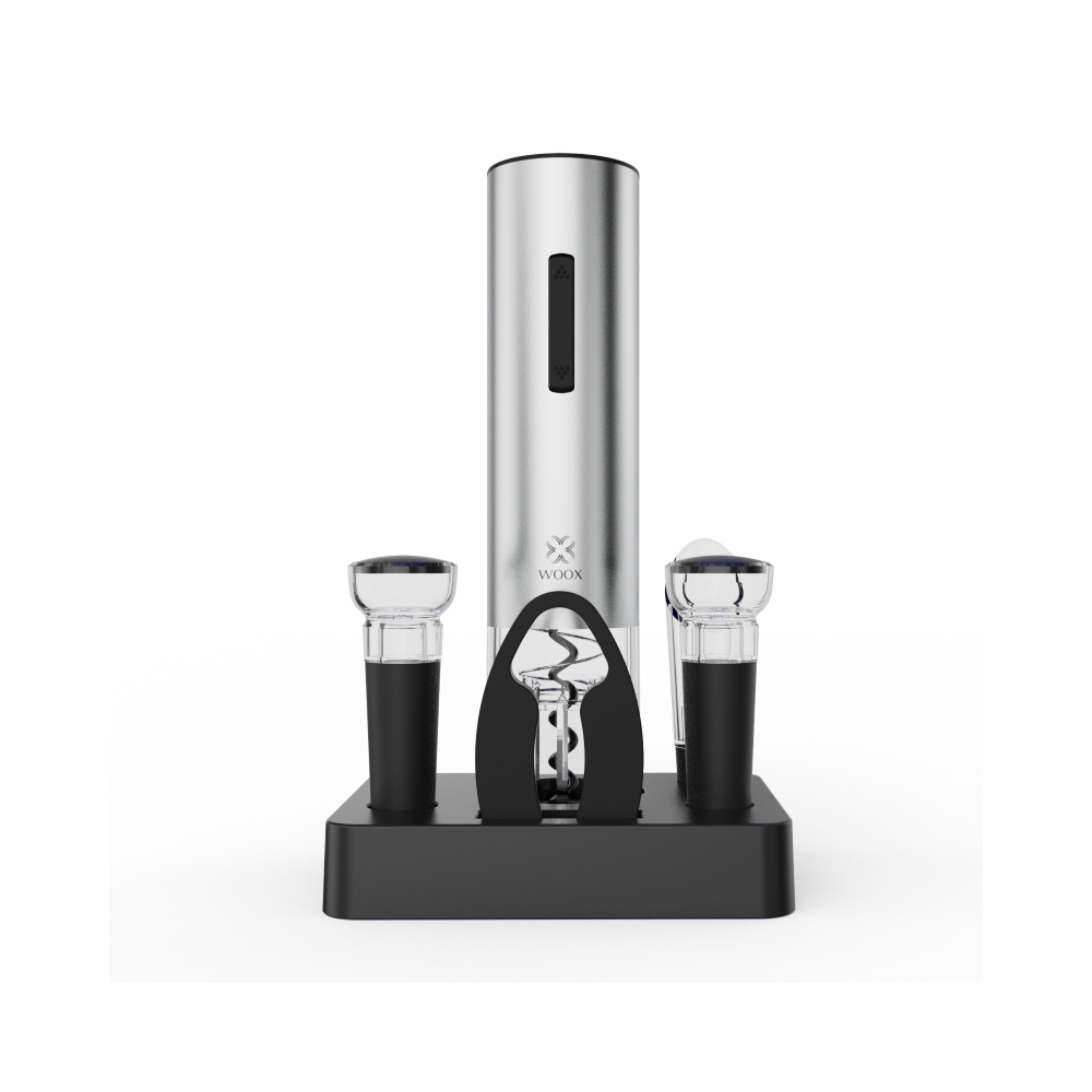 Juego de vino eléctrico MX0512 - plateado